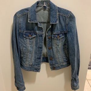 American Eagle Cropped Denim Jacket